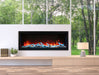 Amantii 60" Symmetry 3.0 Extra Tall Built-in Smart WiFi Electric Fireplace -SYM-60-XT- Lifestyle Living Room