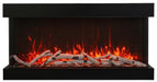 Amantii 88" Tru-View XL XT Three Sided Electric Fireplace -88-TRV-XT-XL- Main View