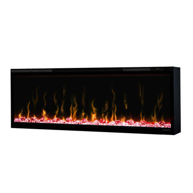 Dimplex 50" IgniteXL Linear Electric Fireplace - X-XLF50 - Left View With Red Reflected Light