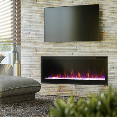 Dimplex Multi-Fire SL 50" Slim Linear Electric Fireplace - X-PLF5014-XS - Brick Wall