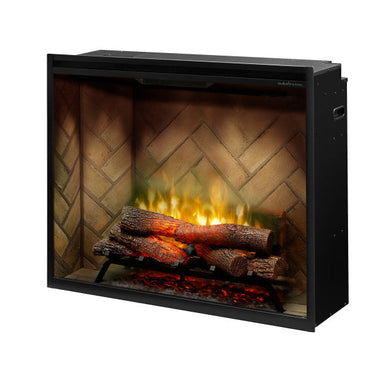 Dimplex Revillusion® 36" Portrait Built-In Firebox Herringbone -X-RBF36P- Main View