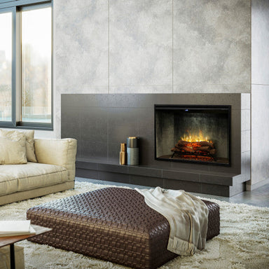 Dimplex Revillusion® 42" Built-In Firebox - Weathered Concrete - X-RBF42WC- Living Room