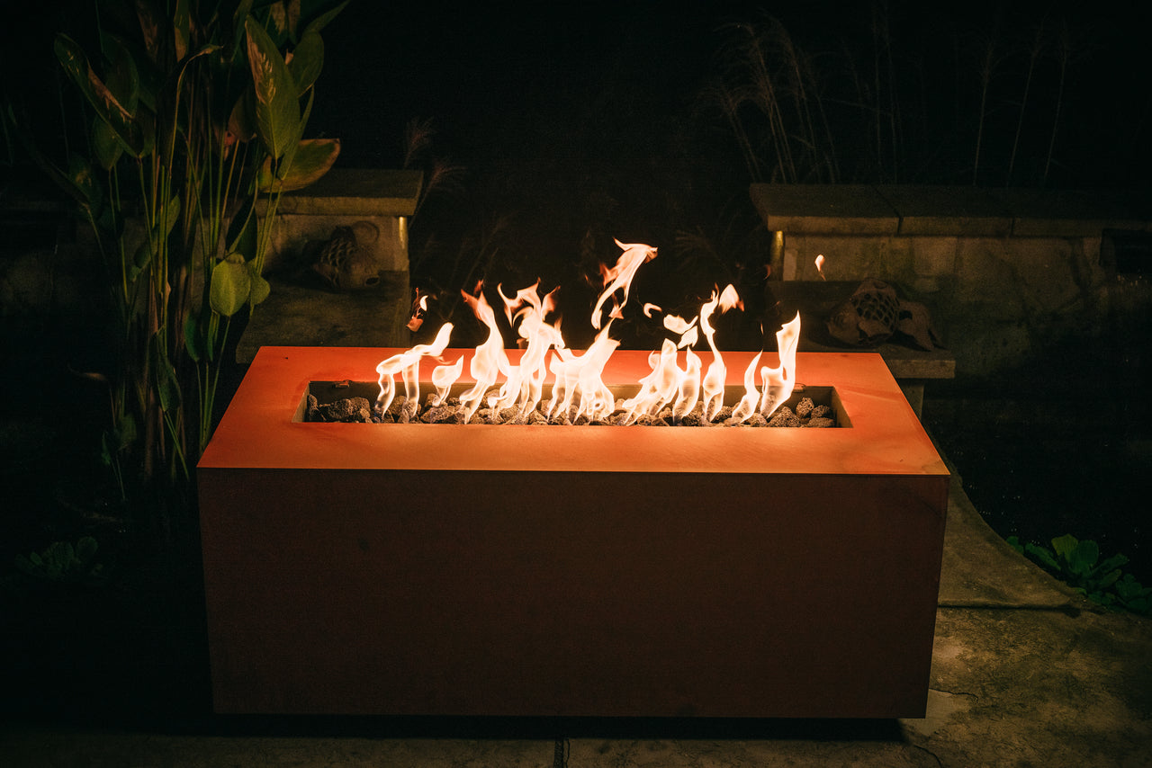 Fire Pit Art - Linear Fire Pit