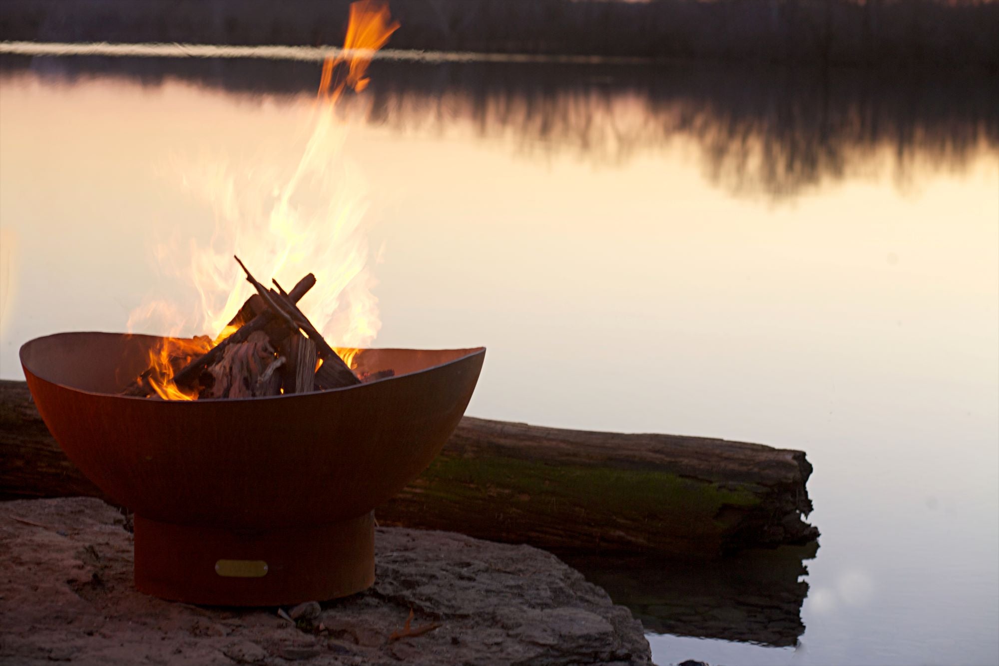 Fire Pit Art Scallop/Tidal Fire Pit