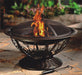 Hiland 30" Wood Burning Firepit with Scroll Design-FT-022- Lifestyle Outdoor