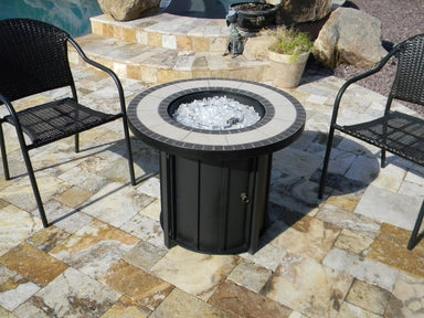 Hiland Round Tile Top Fire Pit- AFP-TTR- Lifestyle Patio