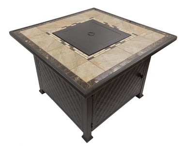 Hiland Square Tile Fire Pit -Bronze- GFT-51030A- Main View