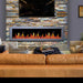 Litedeer Gloria II 68 Seamless Push-inElectricFireplace_Silver_-ZEF48XS-Lifestyle Living Room