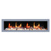 Litedeer Gloria II 78 Seamless Push-in Electric Fireplace_Silver_-ZEF78VS-Main View