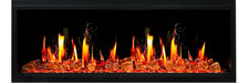 LitedeerLatitude55Built-inLinearElectricFireplace_ReflectiveFireGlass_LusterCopper_-ZEF55VA-Orange Flames