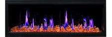 LitedeerLatitude55Built-inLinearElectricFireplace_ReflectiveFireGlass_LusterCopper_-ZEF55VA-Purple Flames