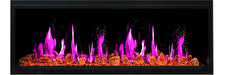 LitedeerLatitude55Built-inLinearElectricFireplace_ReflectiveFireGlass_LusterCopper_-ZEF55VA-Violet Flames