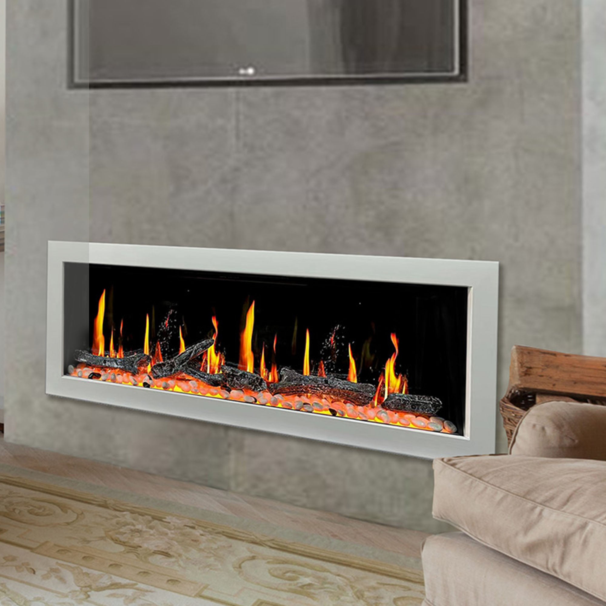 LitedeerLatitude55UltraSlimBuilt-inElectricFireplace_Original_-ZEF55V-TV on Top