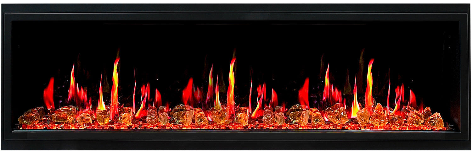 LitedeerLatitude65UltraSlimBuilt-inElectricFireplace_ReflectiveFireGlass_LusterCopper_-ZEF65XA-Orange Flames