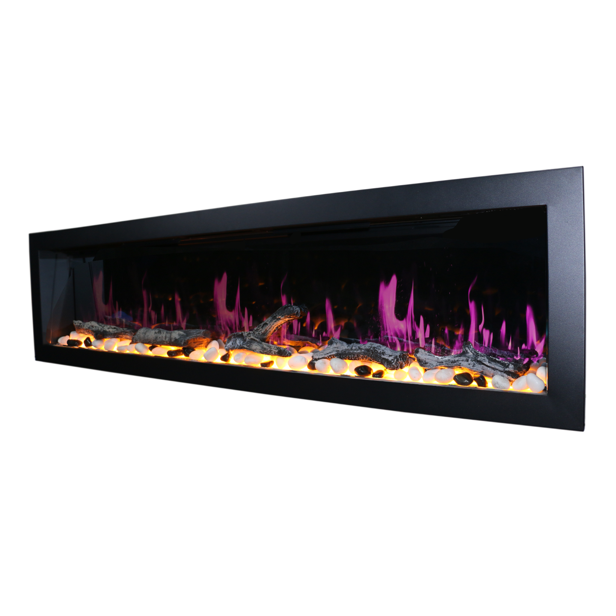 Litedeer Latitude II 78" Seamless Push-in Electric Fireplace (Original)