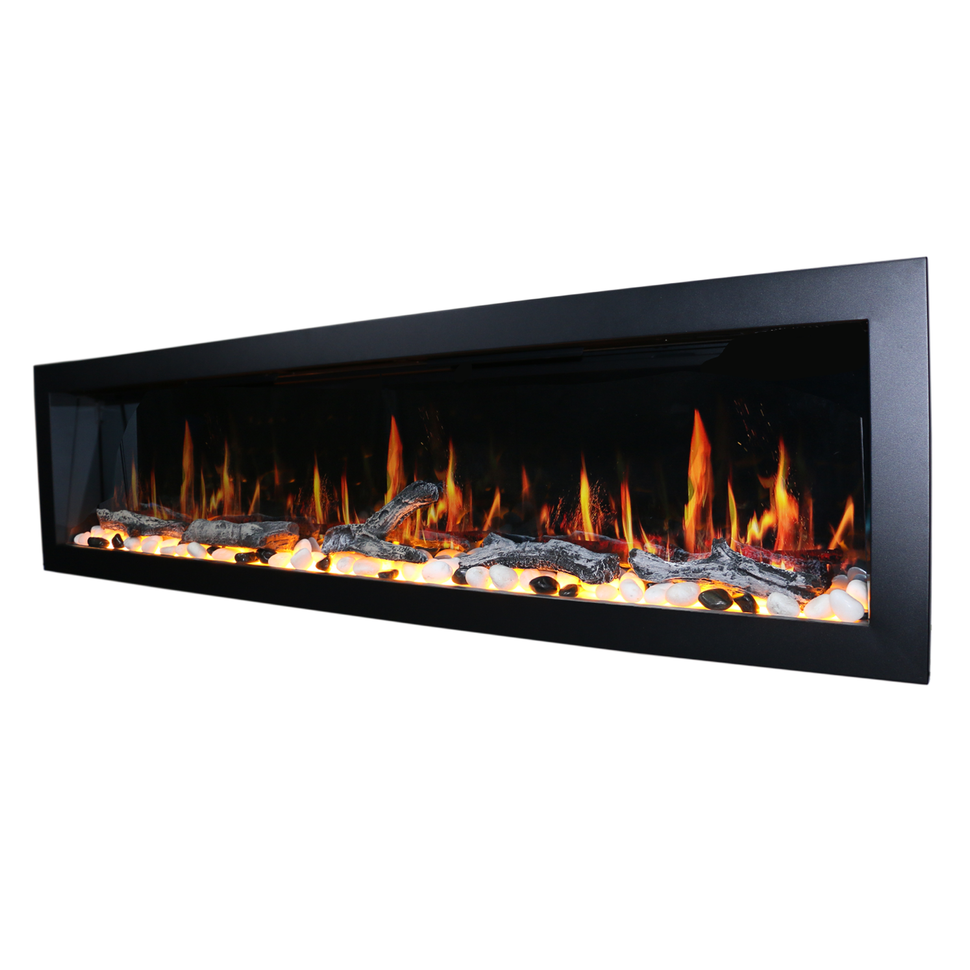 Litedeer Latitude II 78" Seamless Push-in Electric Fireplace (Original)