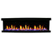 Litedeer Warmcastle 50 inch 3 Side Smart Control Electric Fireplace with Crystal Media-ZEF50T-Purple Crystal