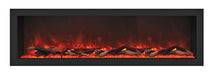 Remii by Amantii 55" Deep Series Built-in Electric Fireplace with Black Steel Surround- 102755-DE- Main