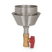 The Outdoor Plus Cubist Torch with TOP Base - Stainless Steel- Manual Ball Valve