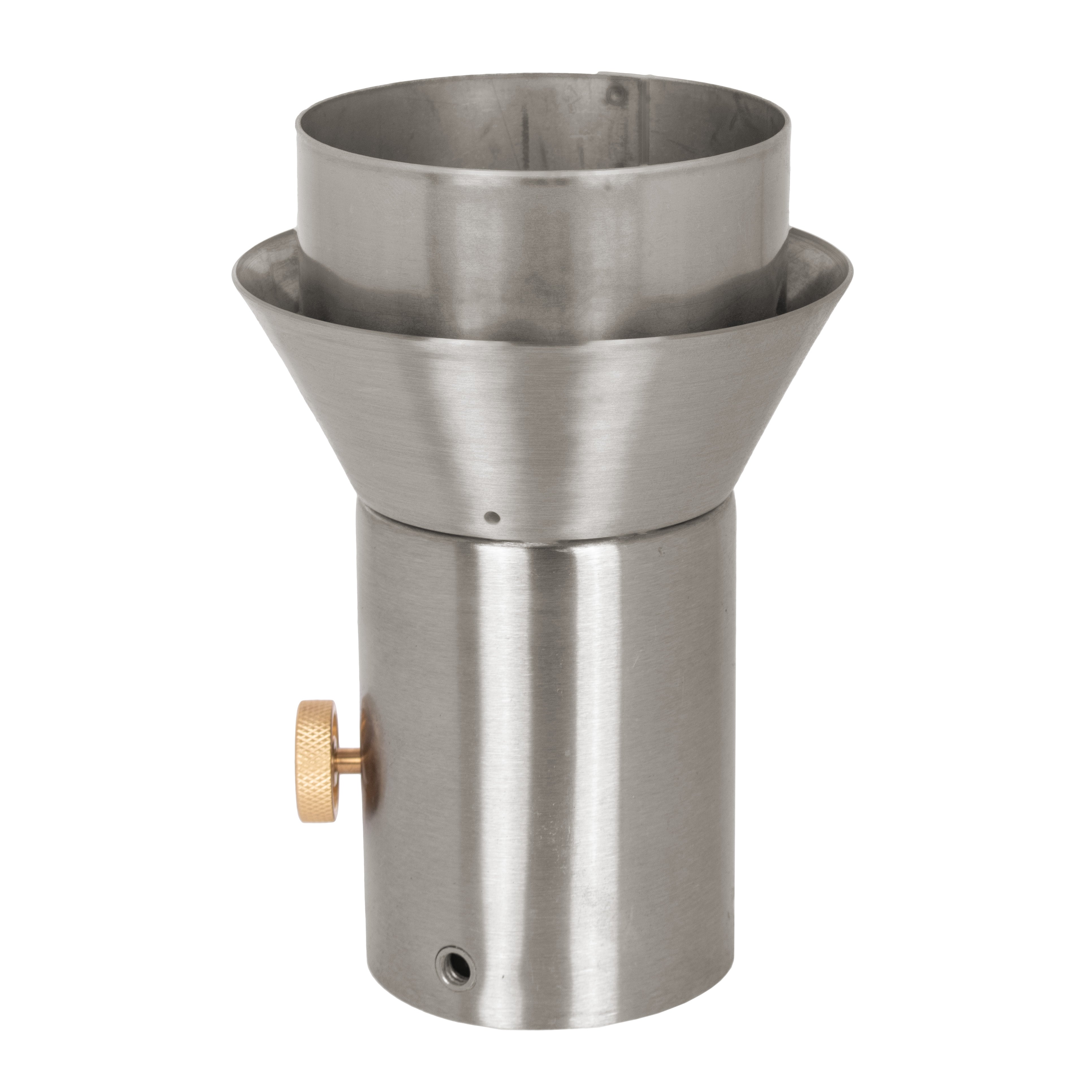 The Outdoor Plus Cubist Torch with TOP Base - Stainless Steel- Needle Valve