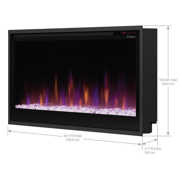 Dimplex Multi-Fire SL 42" Slim Linear Electric Fireplace - X-PLF4214-XS - Dimensions