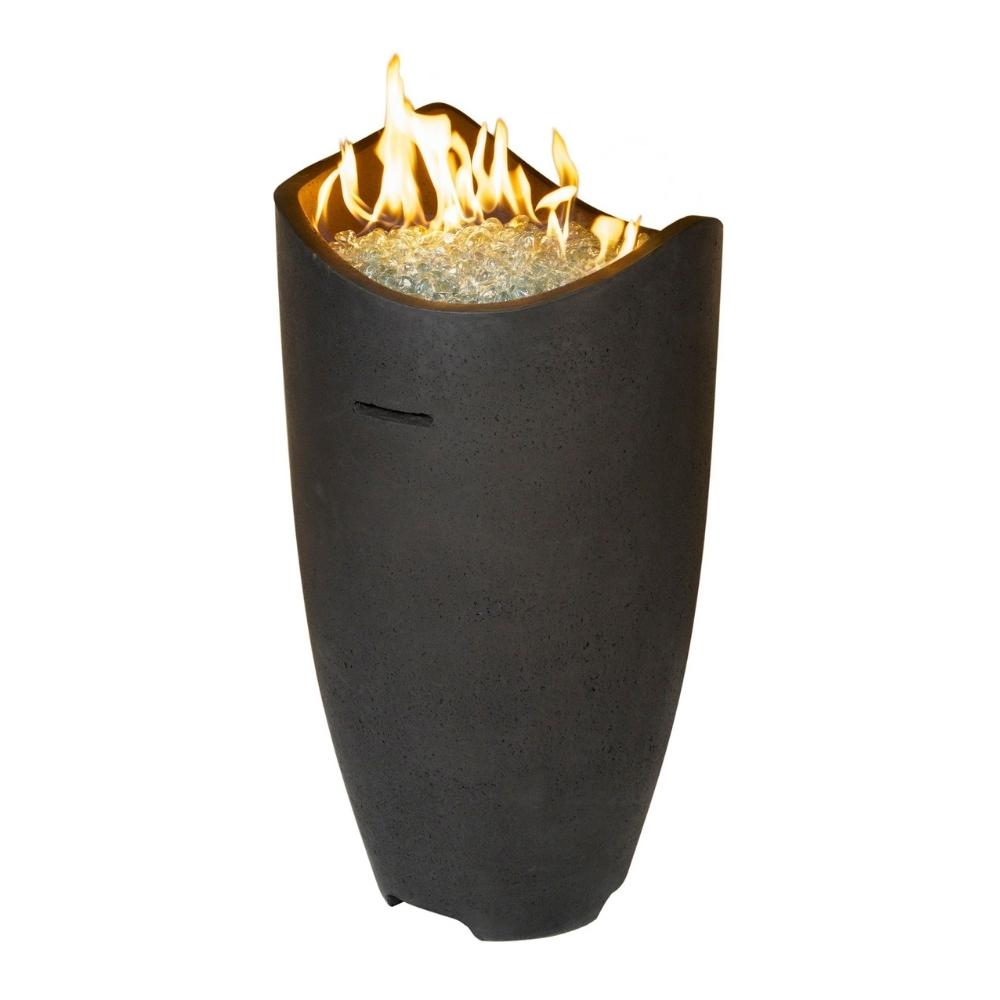 American Fyre Design Wave 20" Free Standing Outdoor Gas Fire Urn